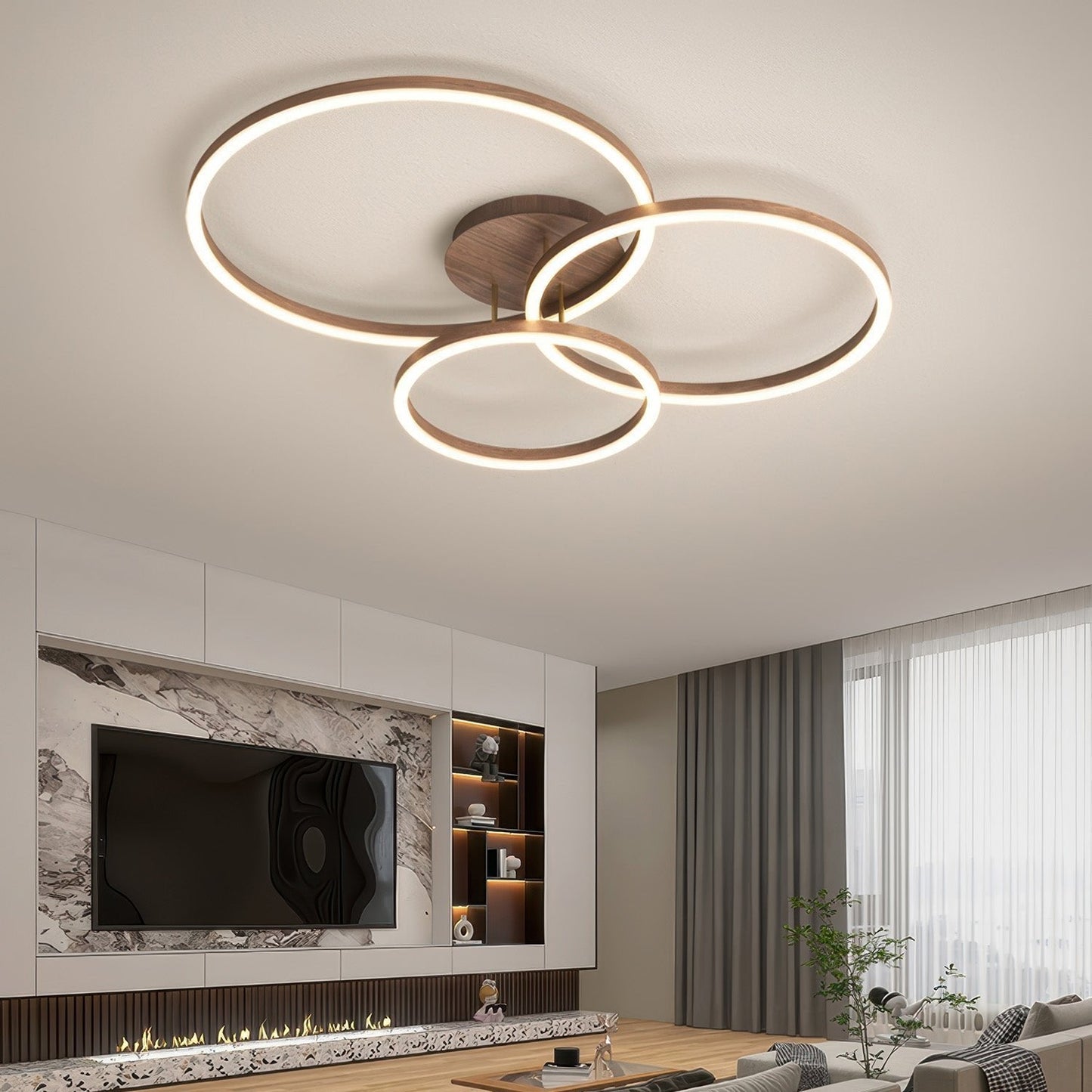 Elegant Design Ring Ceiling Light