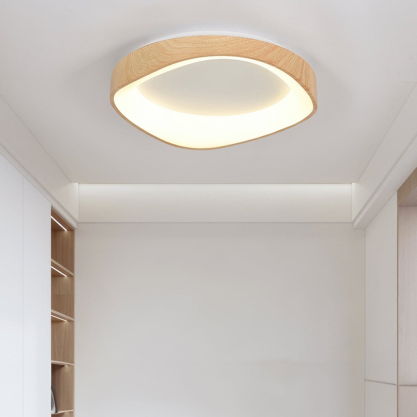 Artistic Wood Grain Ceiling Light