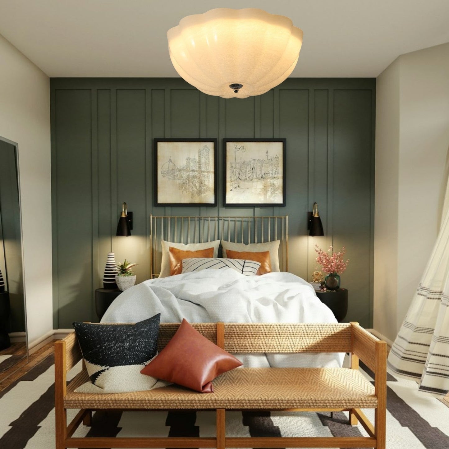 Shell Ceiling Lamp
