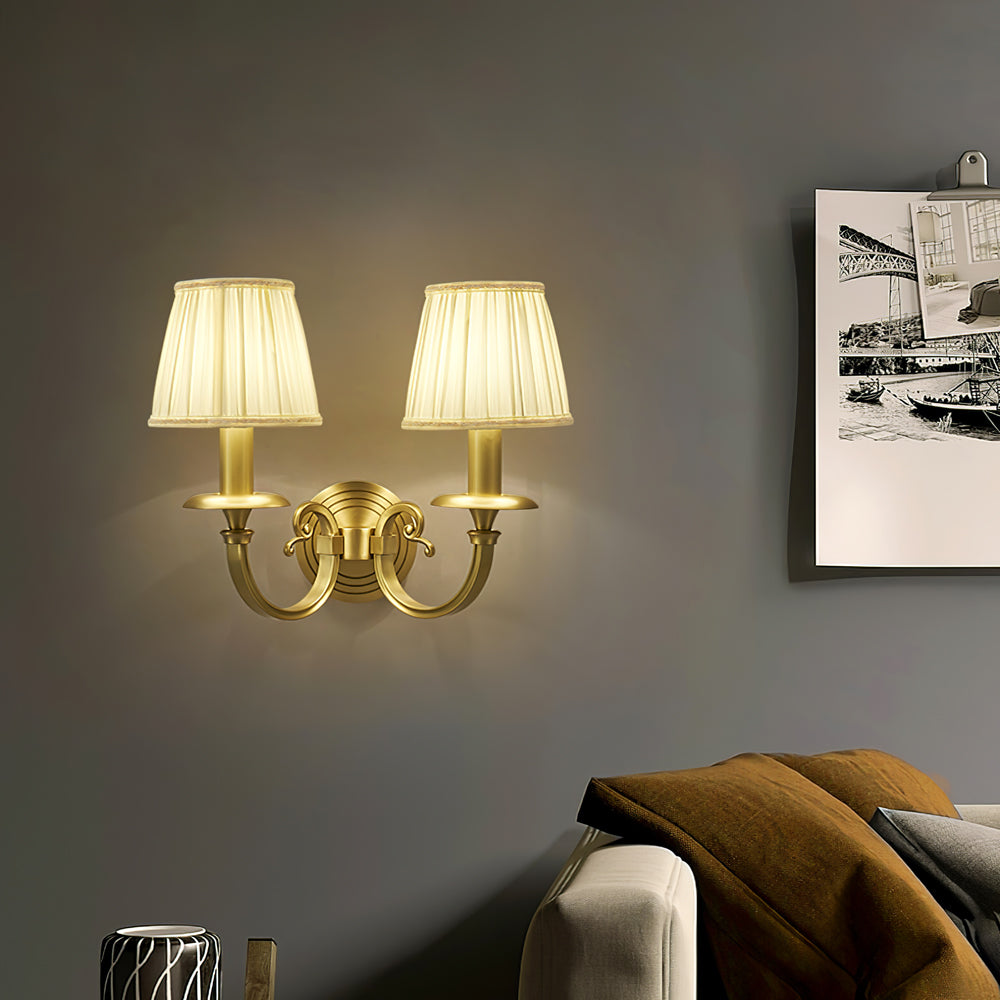 GlowMajesty – Elegant Gold Wall Lamp for Regal Lighting