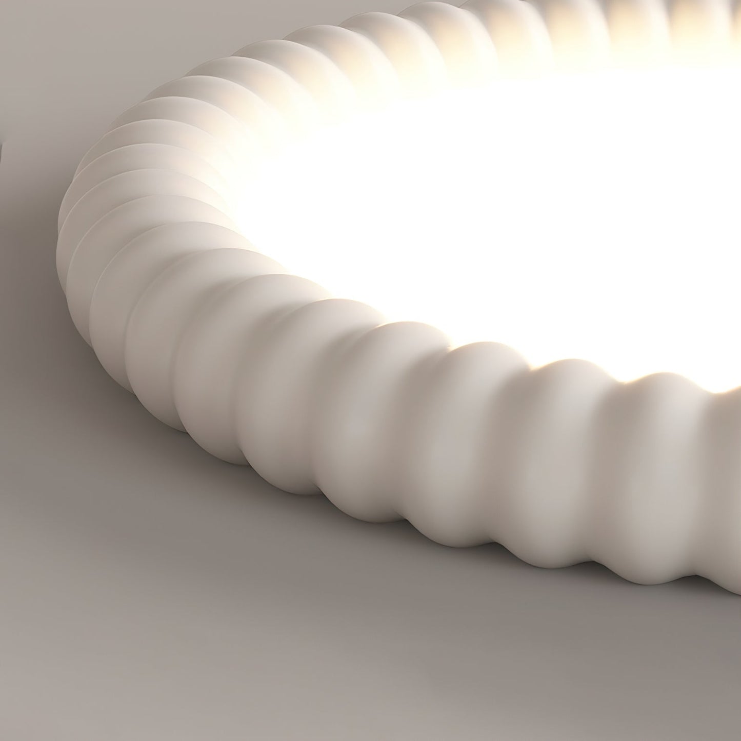 Halo Rippled Ceiling Lamp