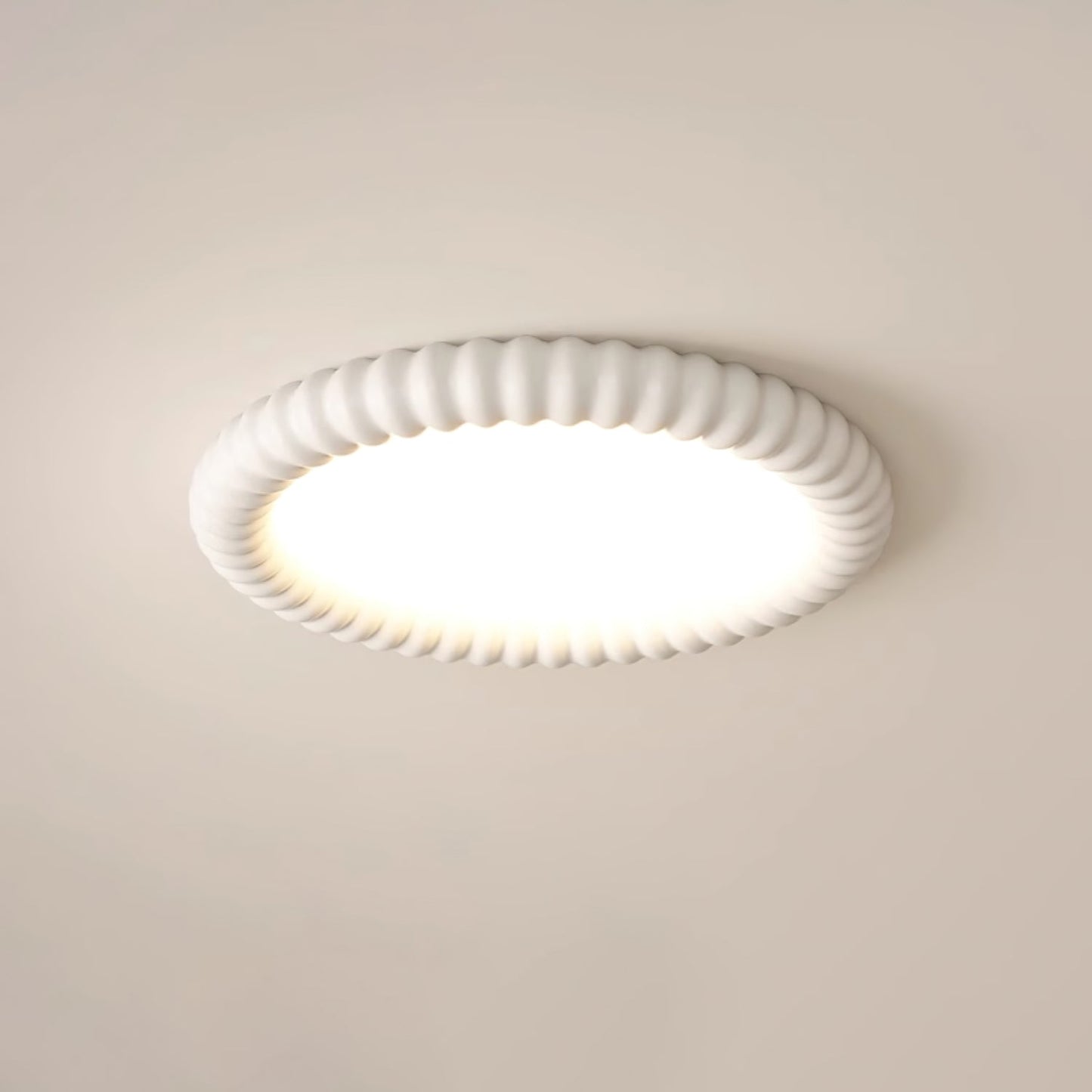 Halo Rippled Ceiling Lamp