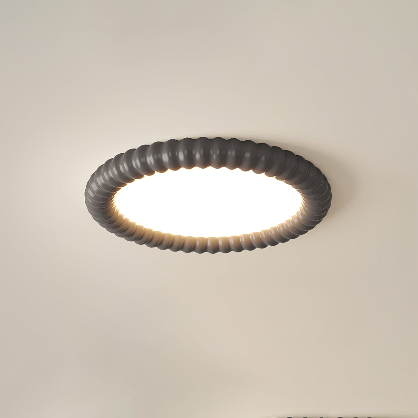 Halo Rippled Ceiling Lamp