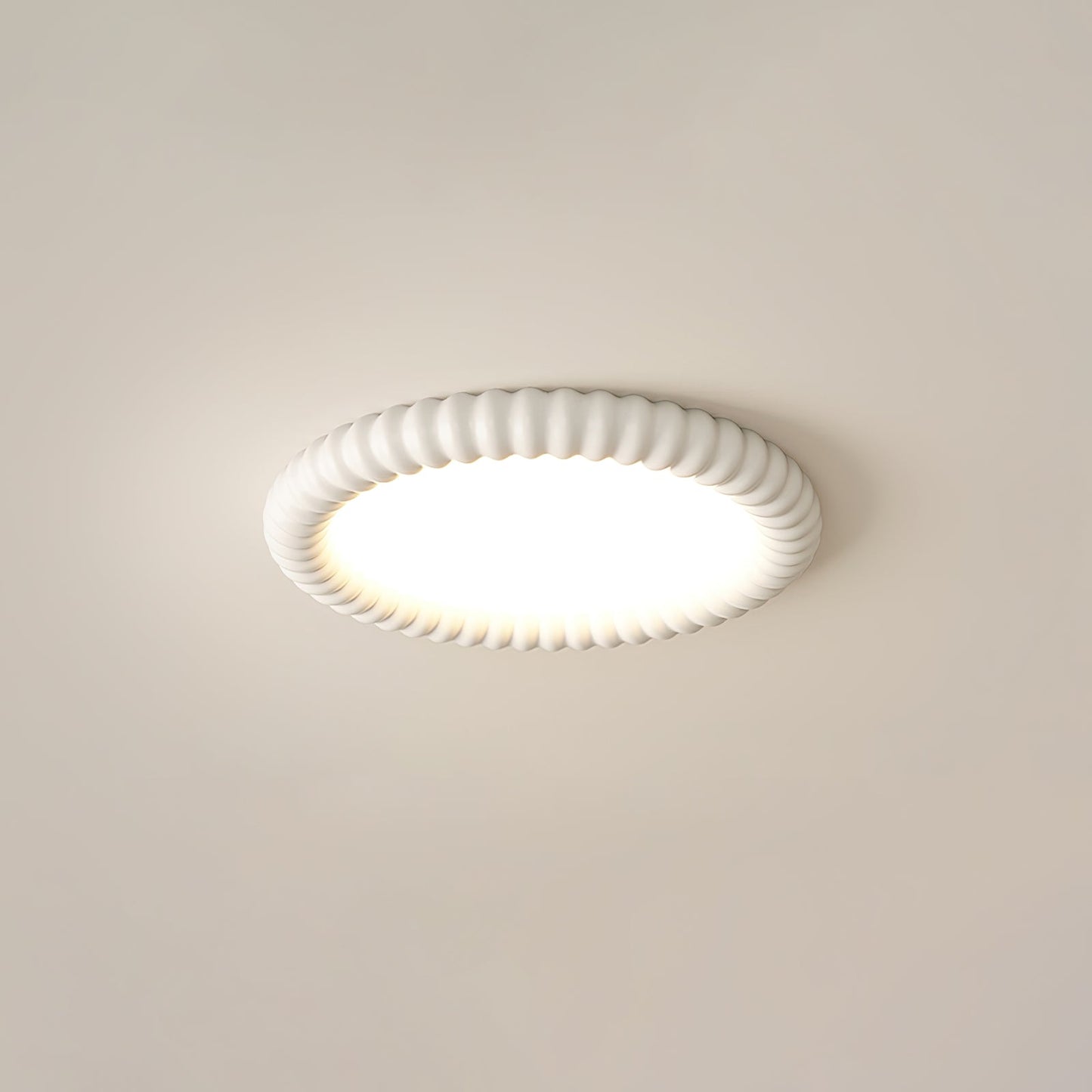 Halo Rippled Ceiling Lamp
