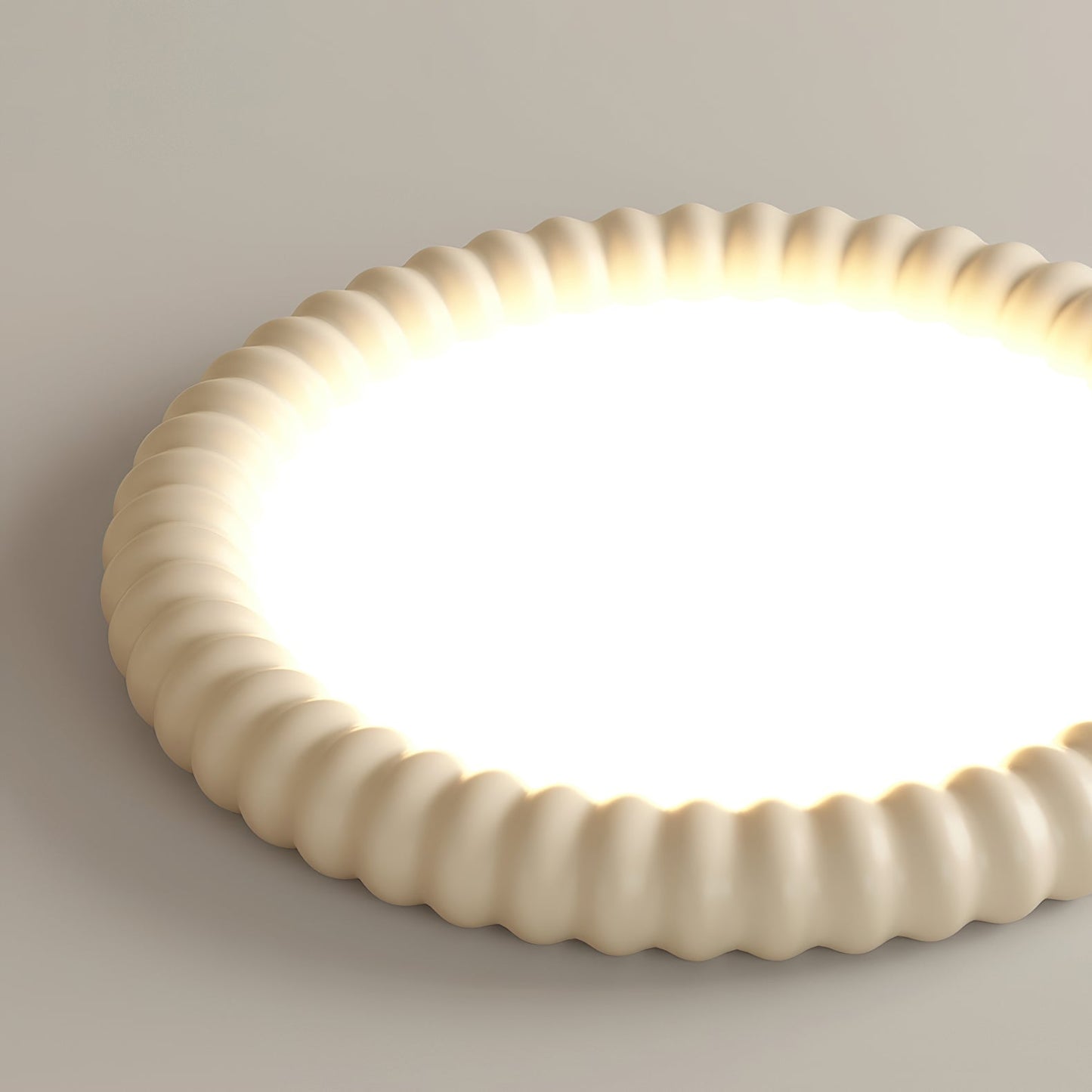 Halo Rippled Ceiling Lamp