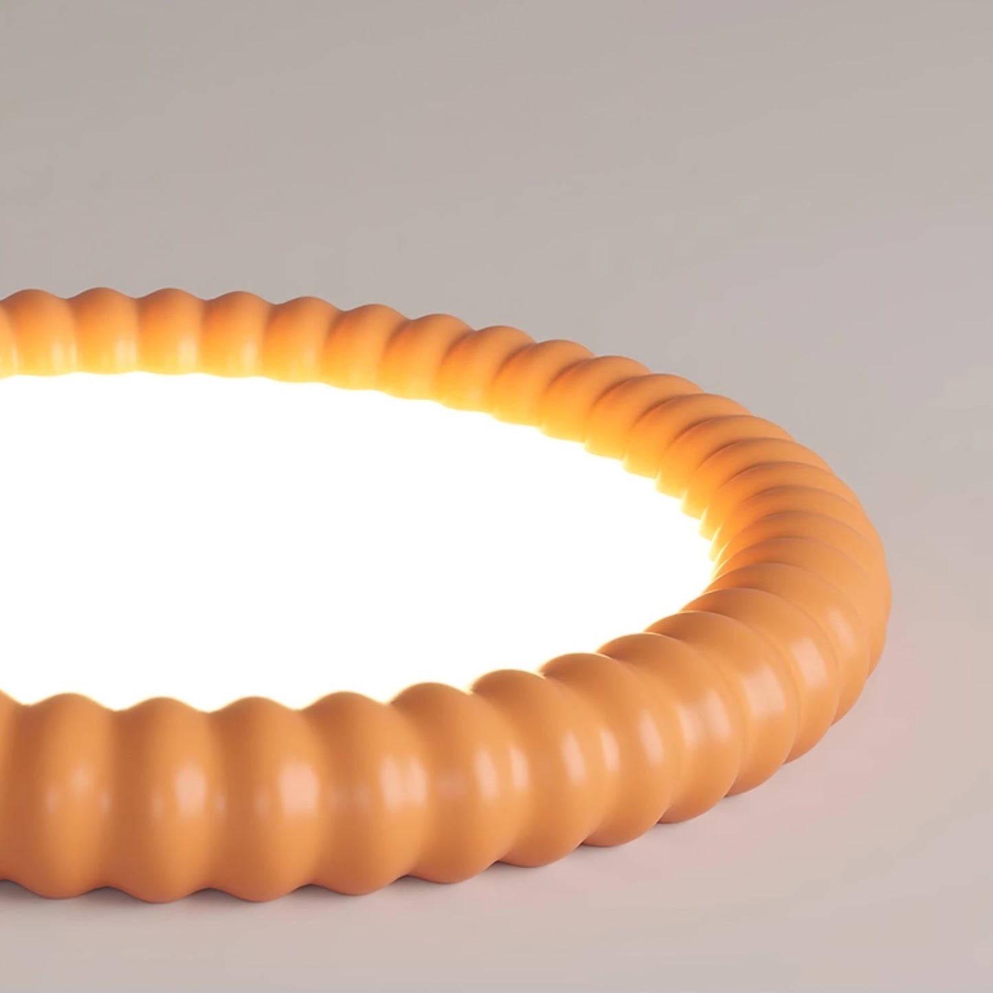 Halo Rippled Ceiling Lamp