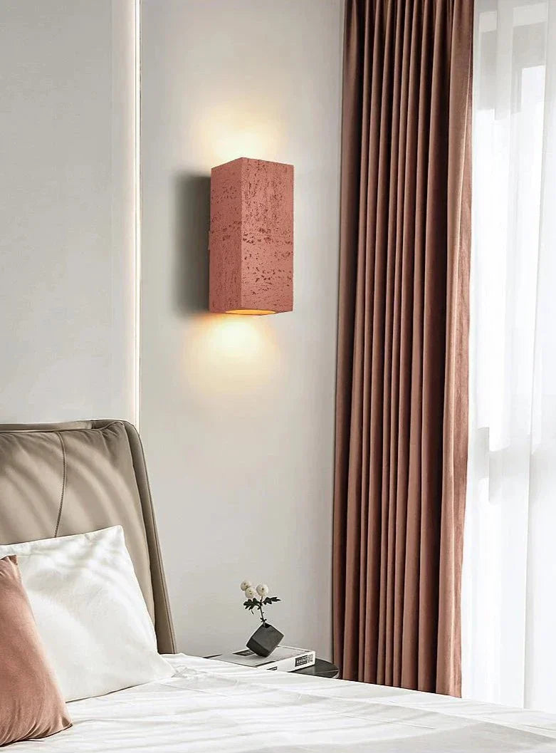 ZenCast – Wabi-Sabi Cement Wall Lamp