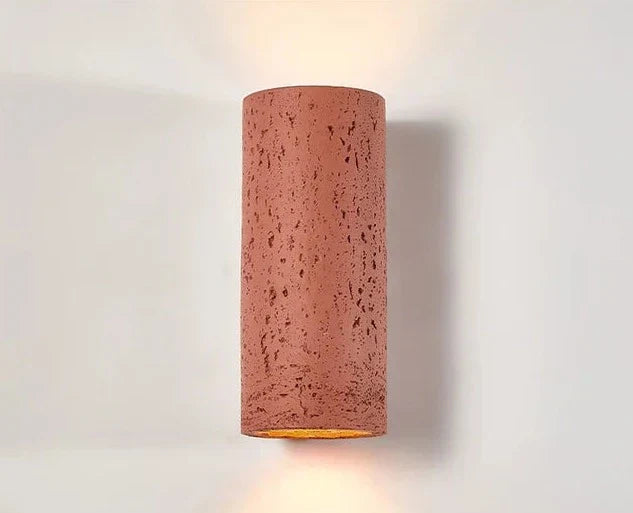 CementLume – Industrial Wall Light with Cement Finish