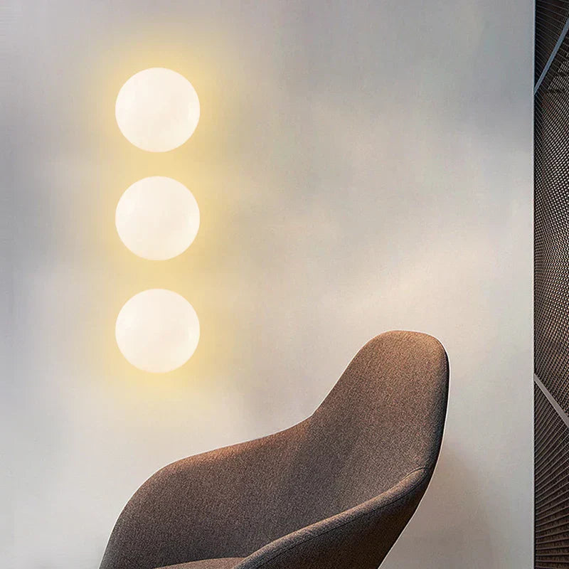 GoldAura – Elegant Wall and Ceiling Lamp with Brass Detailing