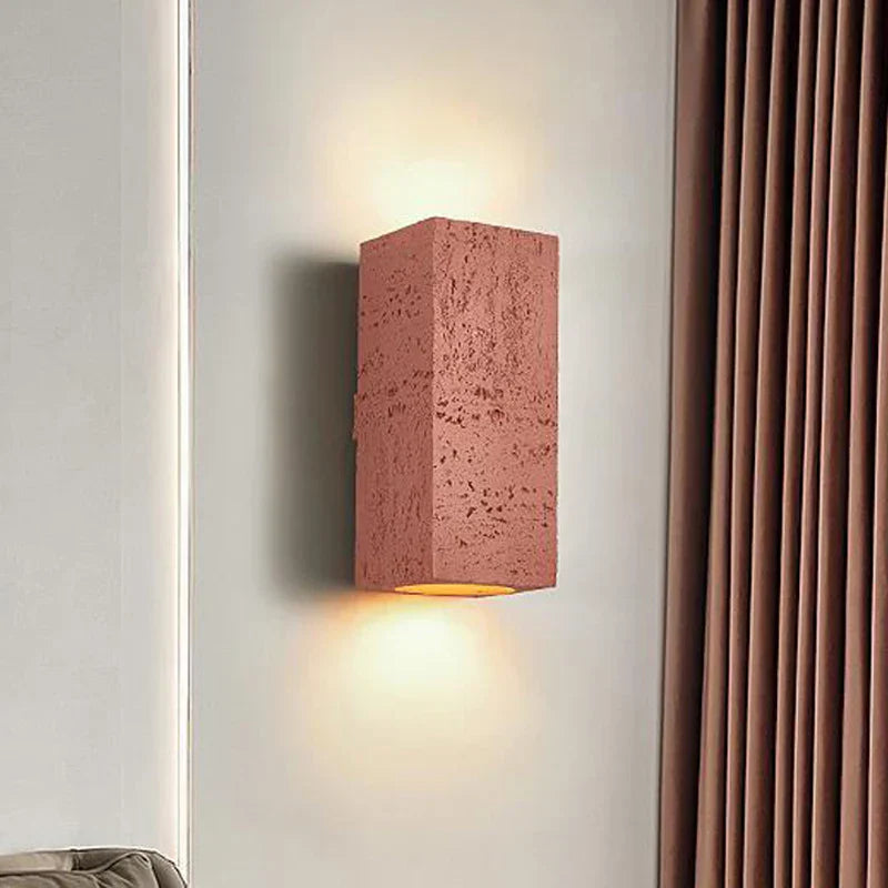 ZenCast – Wabi-Sabi Cement Wall Lamp