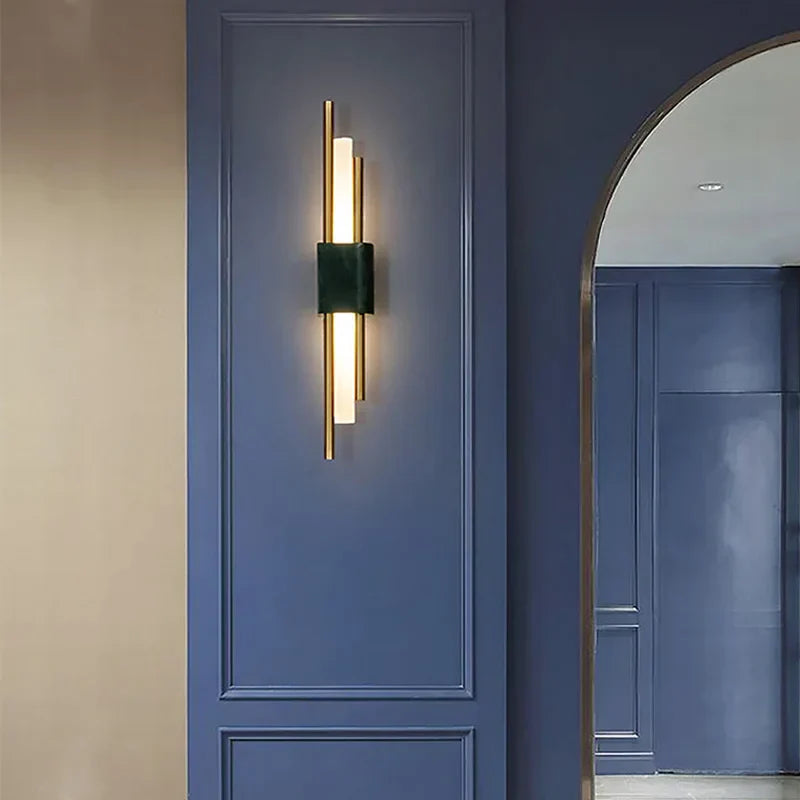 StoneLuxe – Modern Marble Wall Lamp with LED Technology
