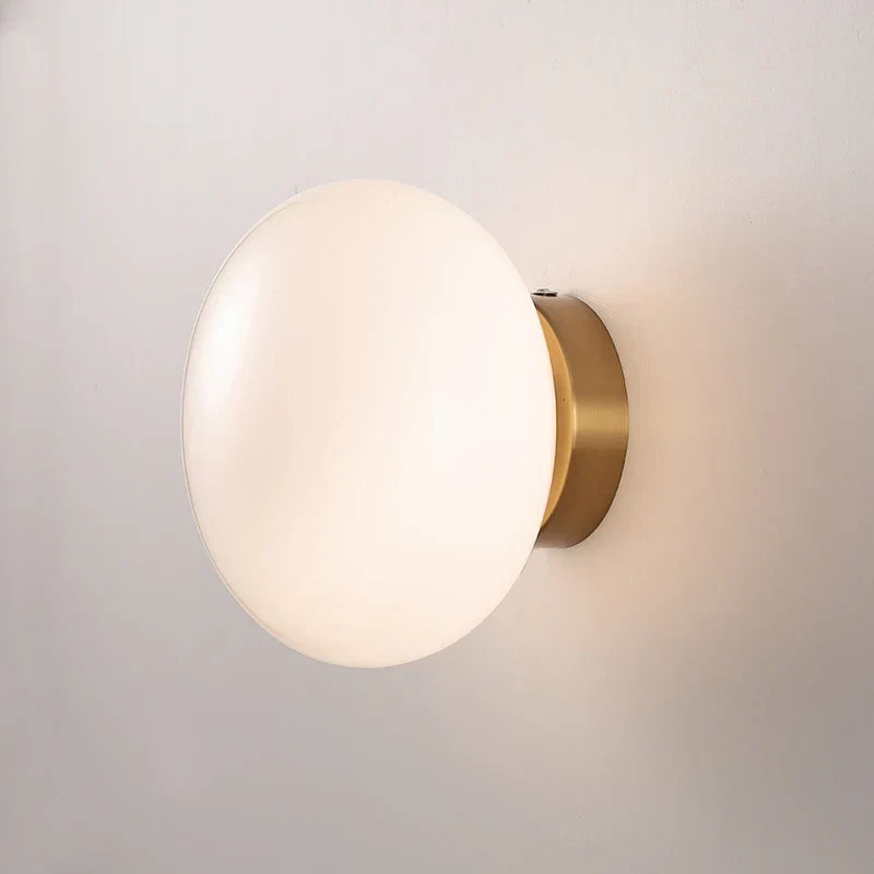 GoldAura – Elegant Wall and Ceiling Lamp with Brass Detailing
