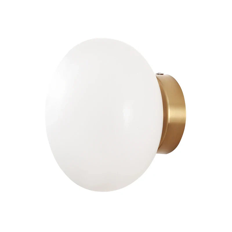 GoldAura – Elegant Wall and Ceiling Lamp with Brass Detailing