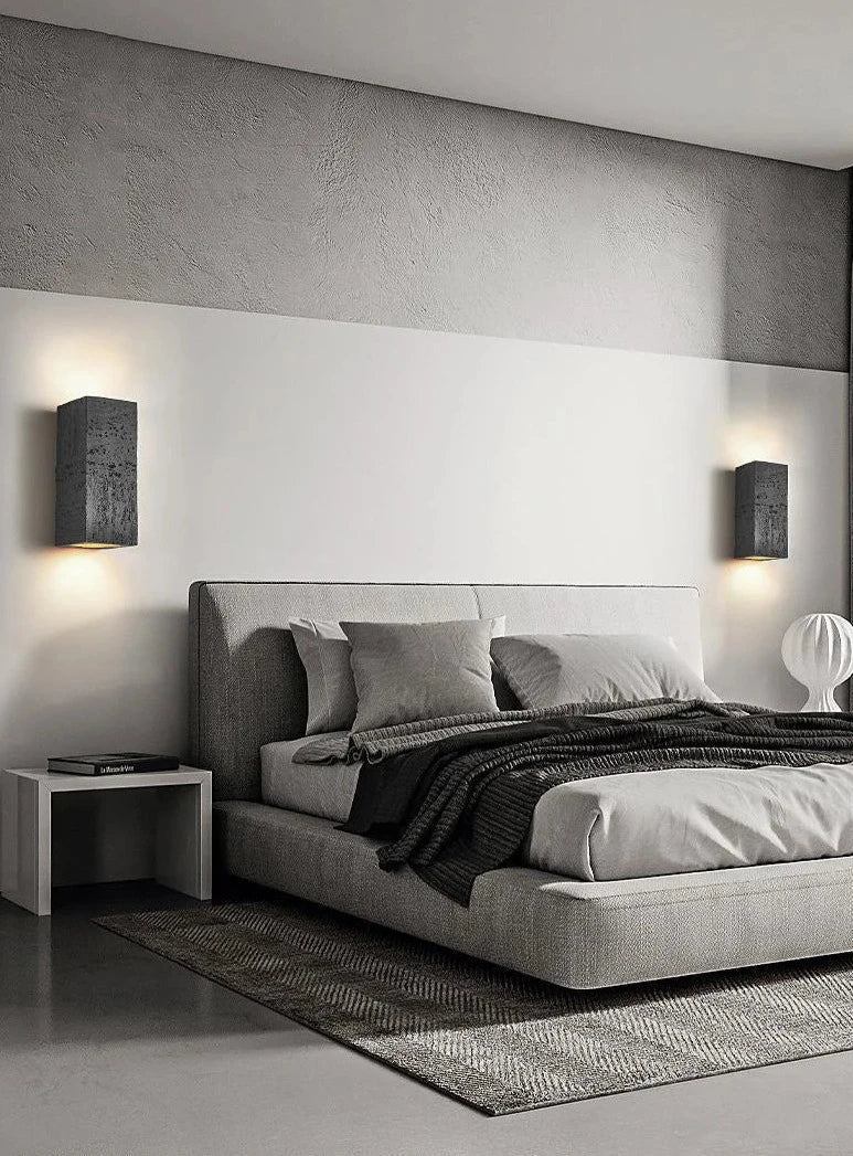 ZenCast – Wabi-Sabi Cement Wall Lamp