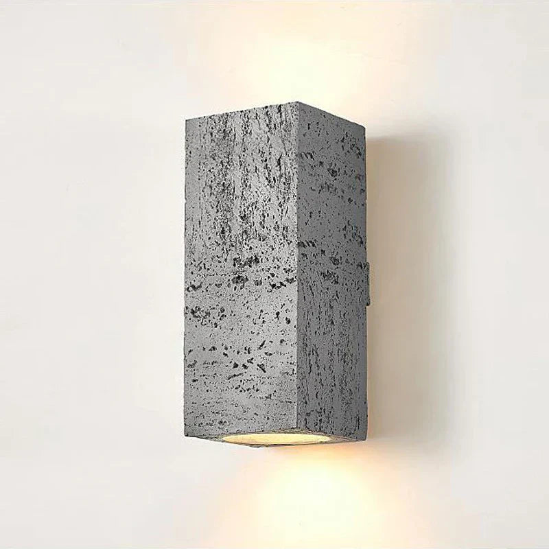 ZenCast – Wabi-Sabi Cement Wall Lamp