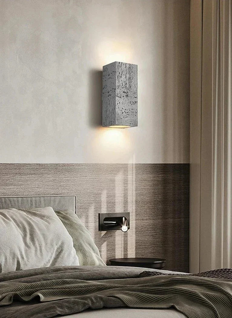 ZenCast – Wabi-Sabi Cement Wall Lamp