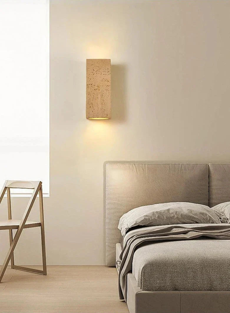 ZenCast – Wabi-Sabi Cement Wall Lamp