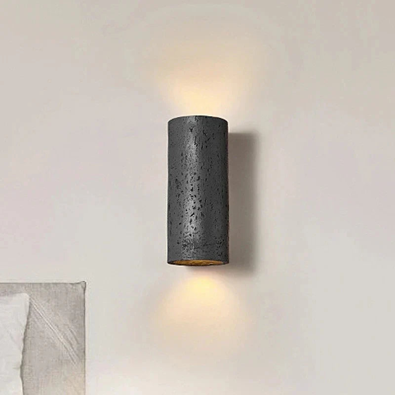 CementLume – Industrial Wall Light with Cement Finish