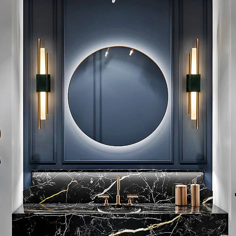 StoneLuxe – Modern Marble Wall Lamp with LED Technology