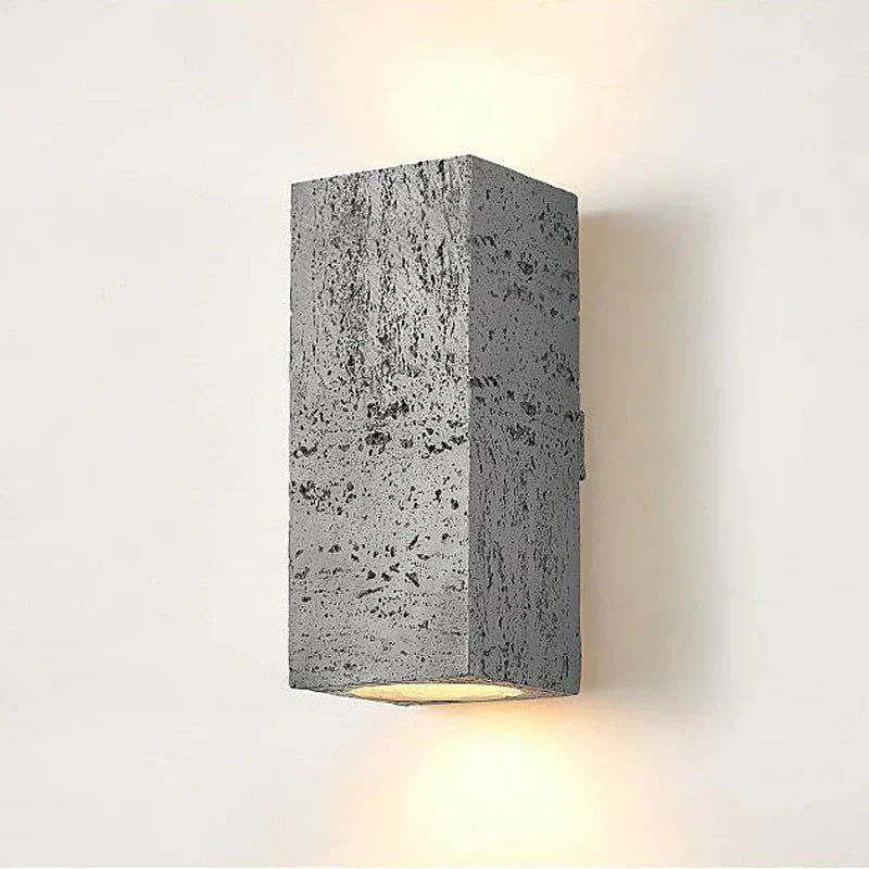 ZenCast – Wabi-Sabi Cement Wall Lamp
