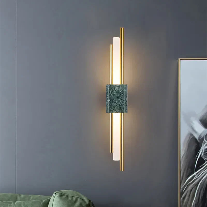 StoneLuxe – Modern Marble Wall Lamp with LED Technology