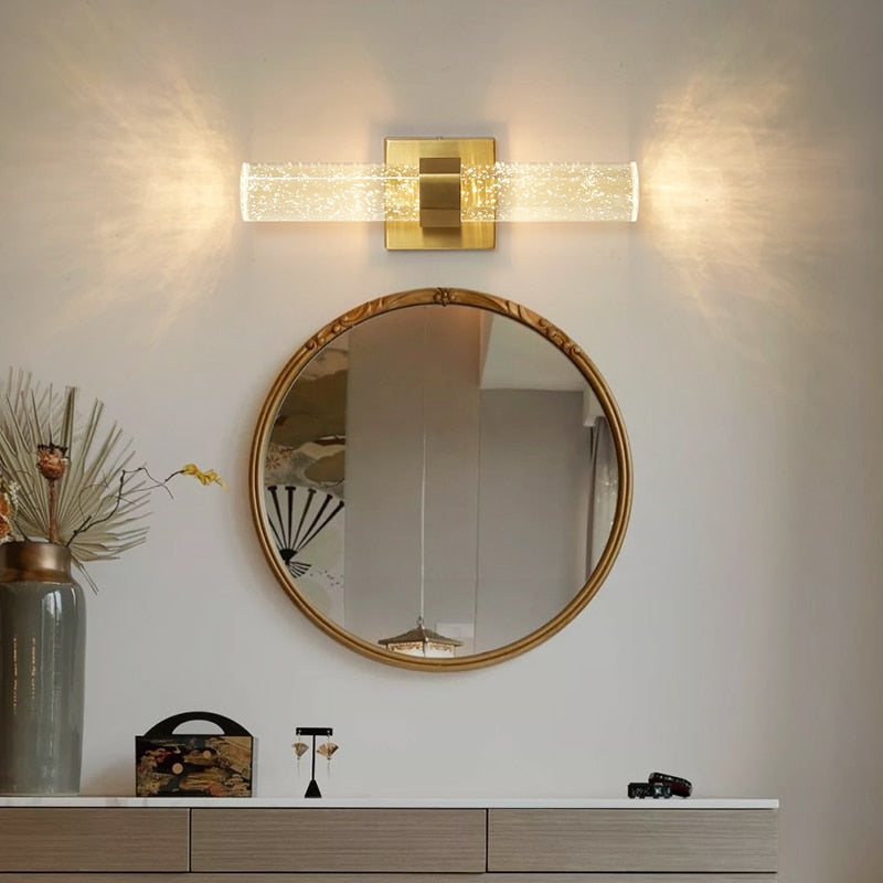 GlimmerSphere - Luxurious Crystal Wall Light