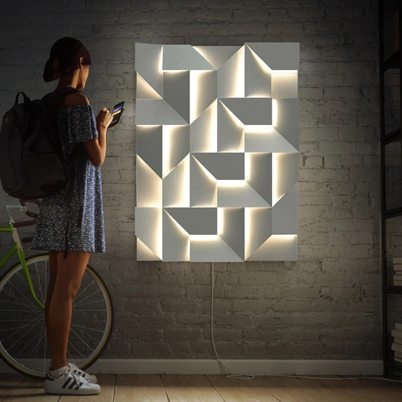 Elegant 3D Wall Lamp