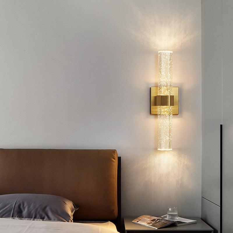 GlimmerSphere - Luxurious Crystal Wall Light