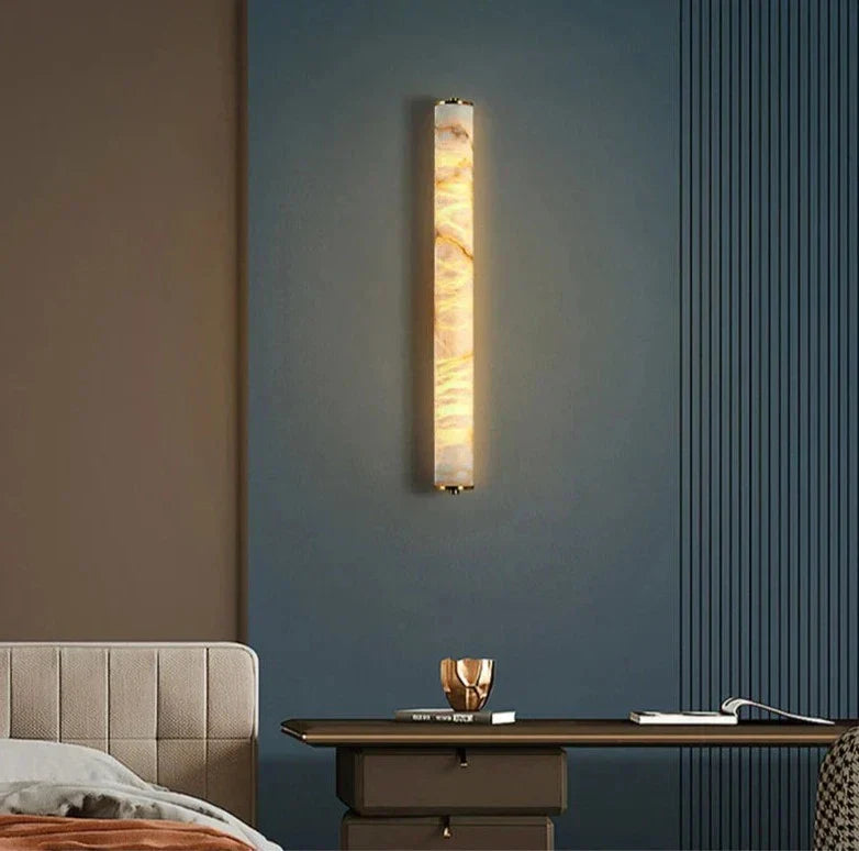 AuraStone – Minimalist Marble Ambient Lamp