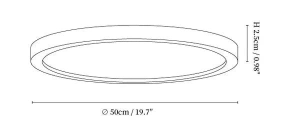 Ultrathin Round Classic Ceiling Light