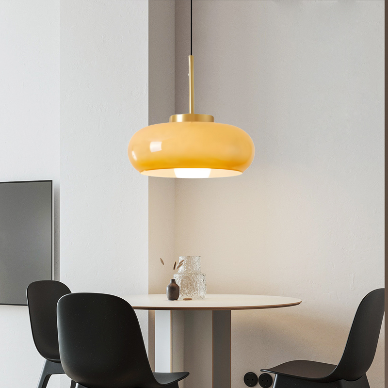 Modern Copper Chandelier