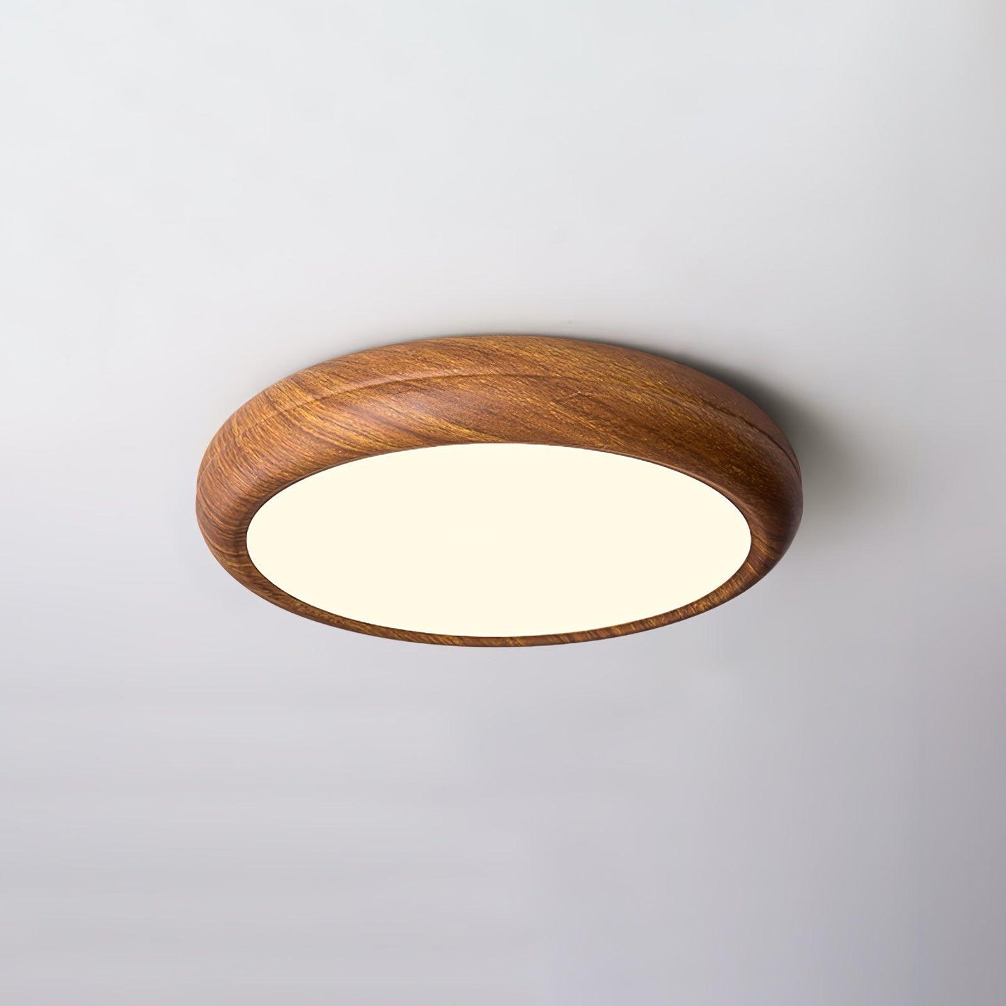 Wood Classic Round Ceiling Light