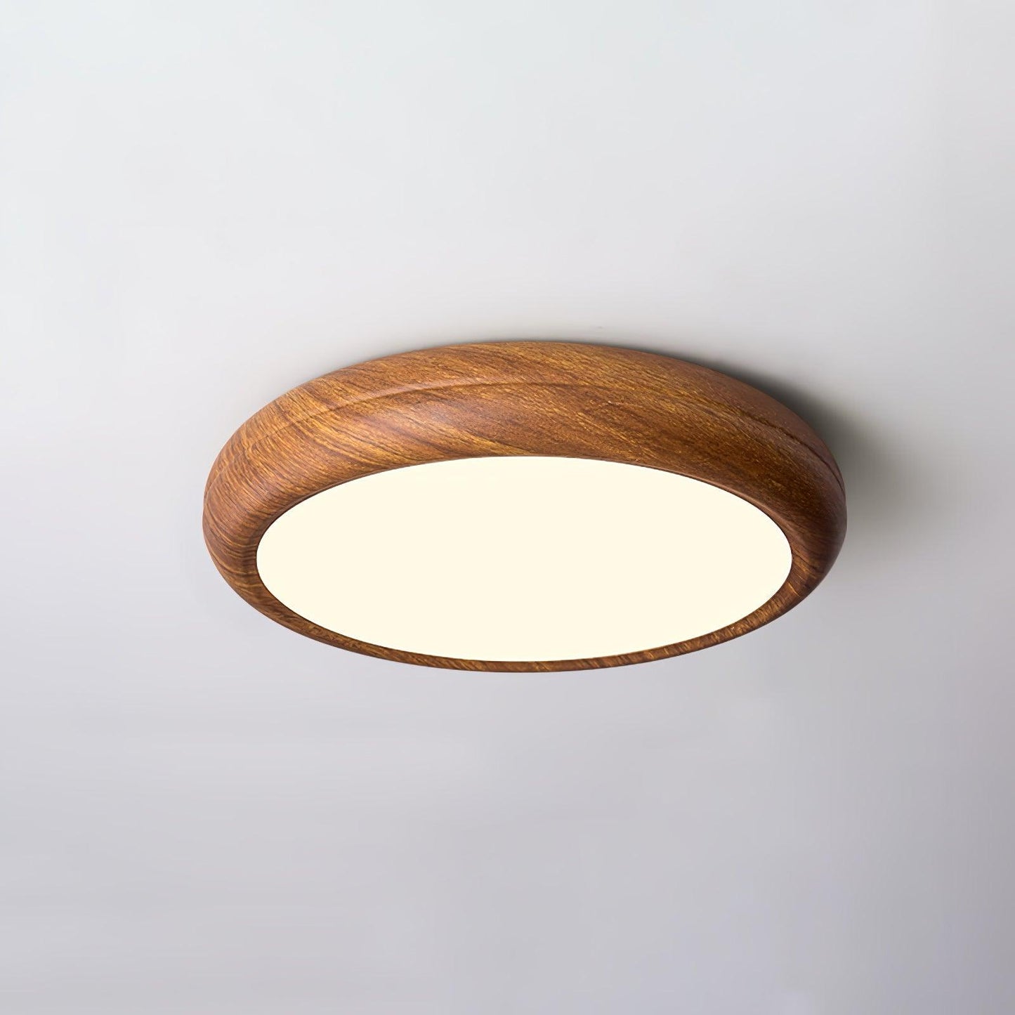 Wood Classic Round Ceiling Light