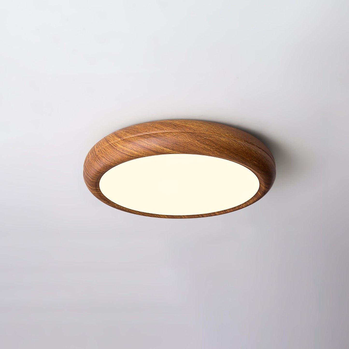 Wood Classic Round Ceiling Light