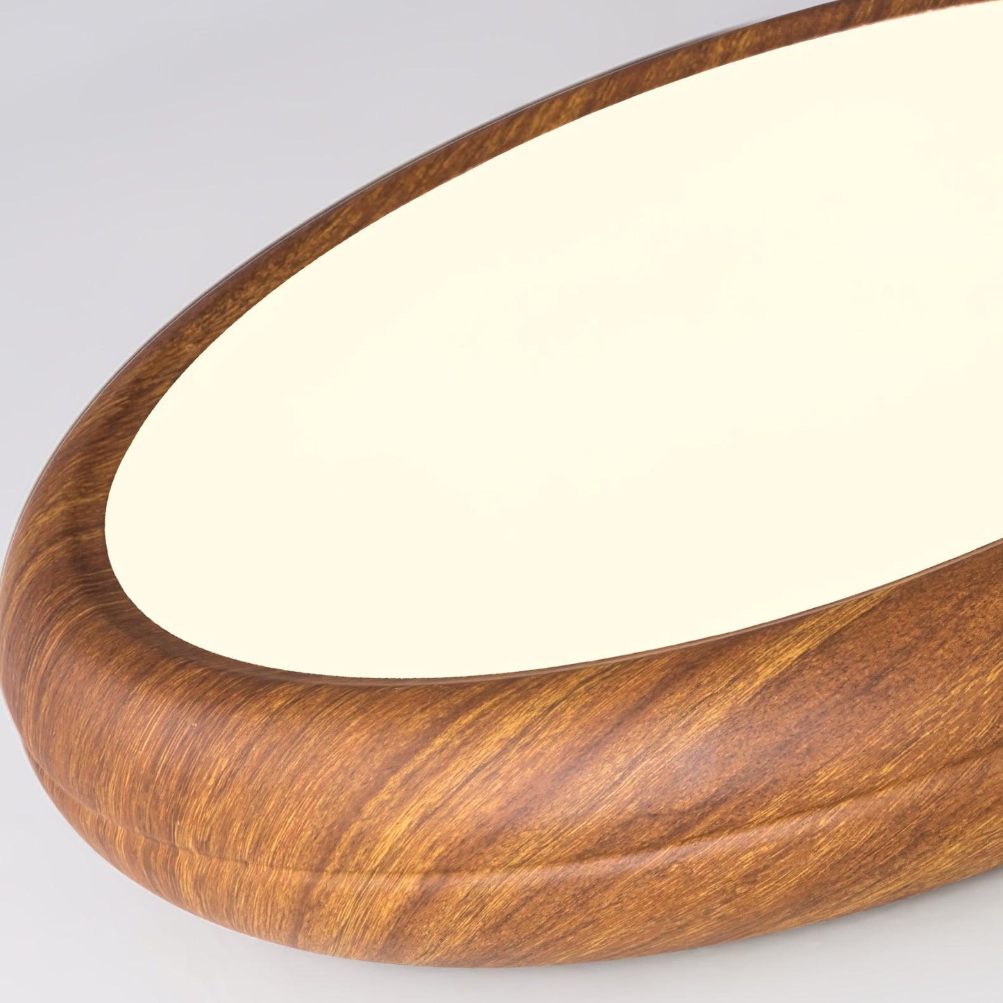 Wood Classic Round Ceiling Light