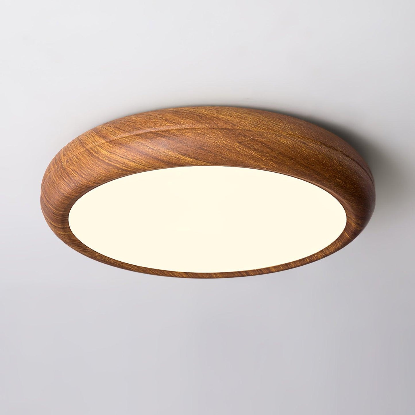 Wood Classic Round Ceiling Light