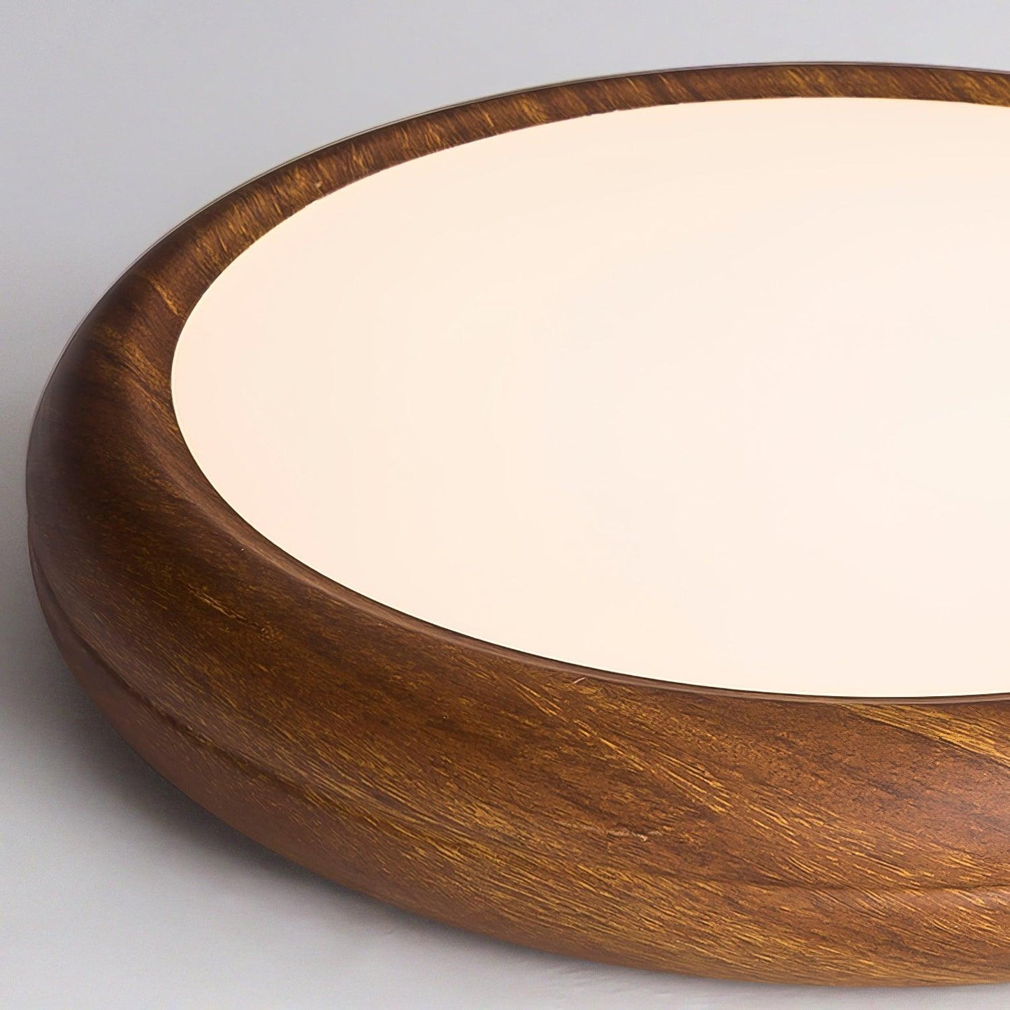 Wood Classic Round Ceiling Light