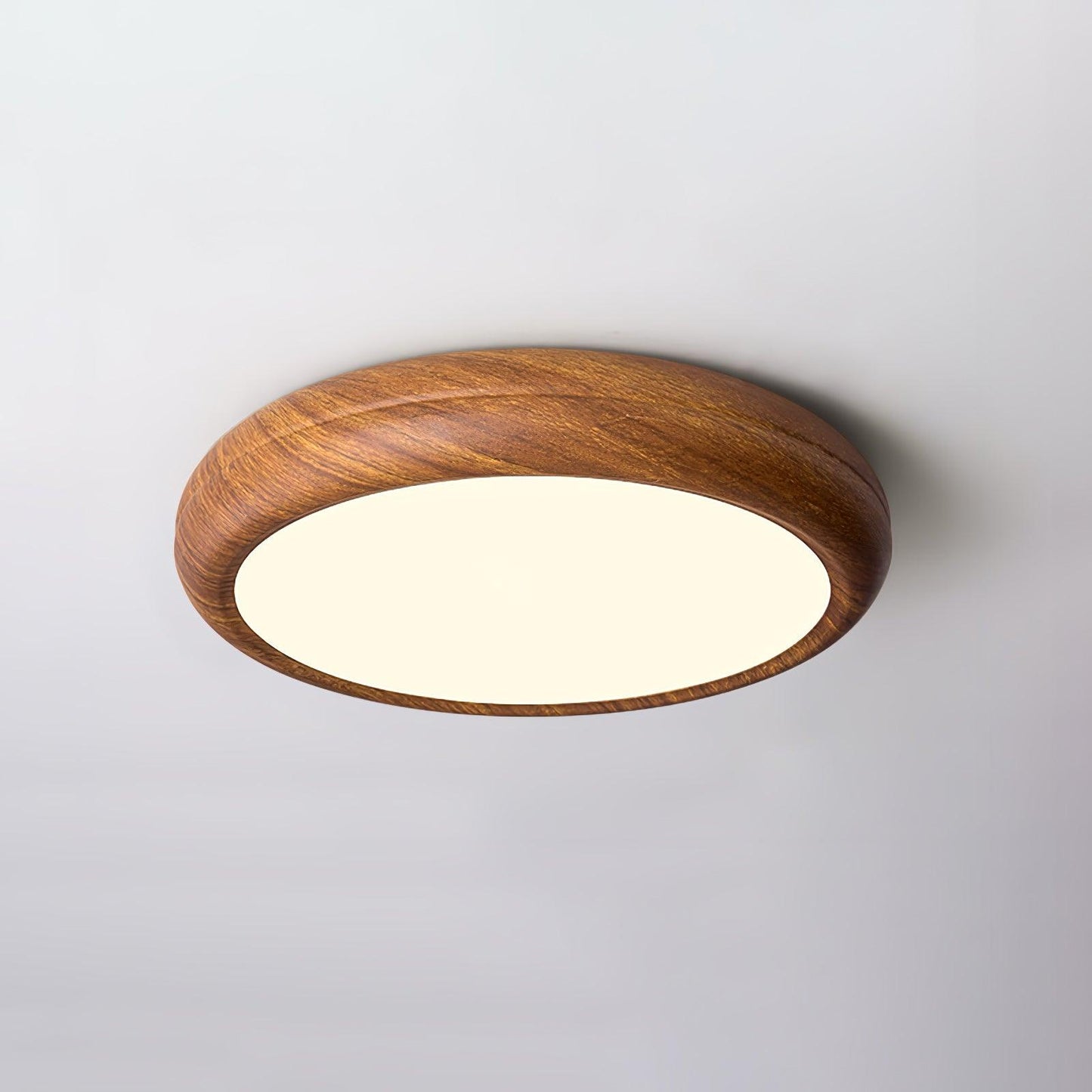 Wood Classic Round Ceiling Light
