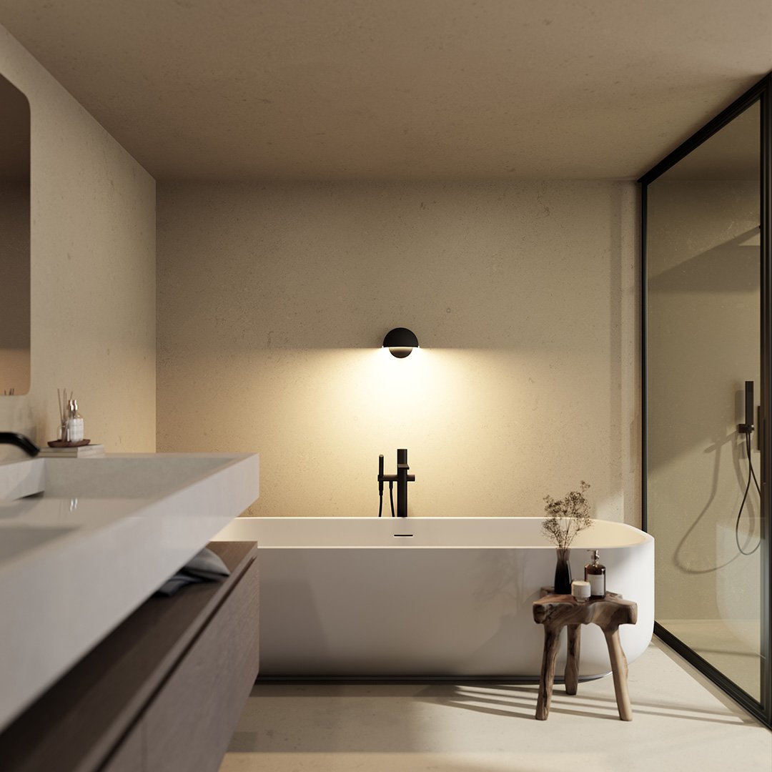 SolarGlow – Warm LED Wall Light
