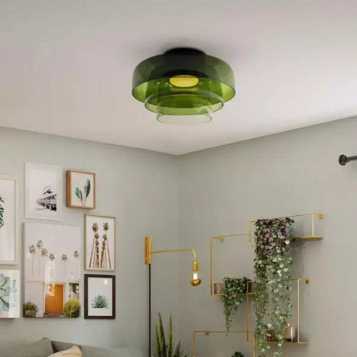 Nordic Designer Medieval Glass Ceiling Lamp
