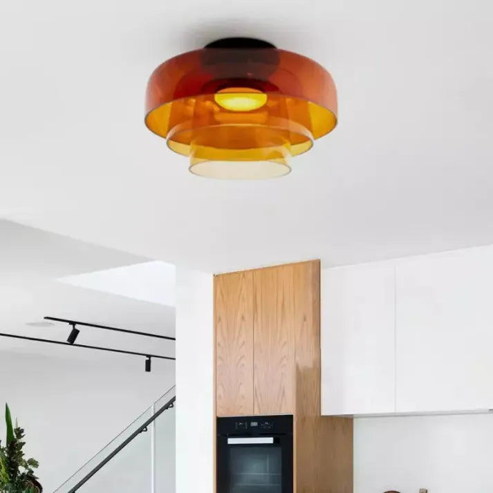Nordic Designer Medieval Glass Ceiling Lamp