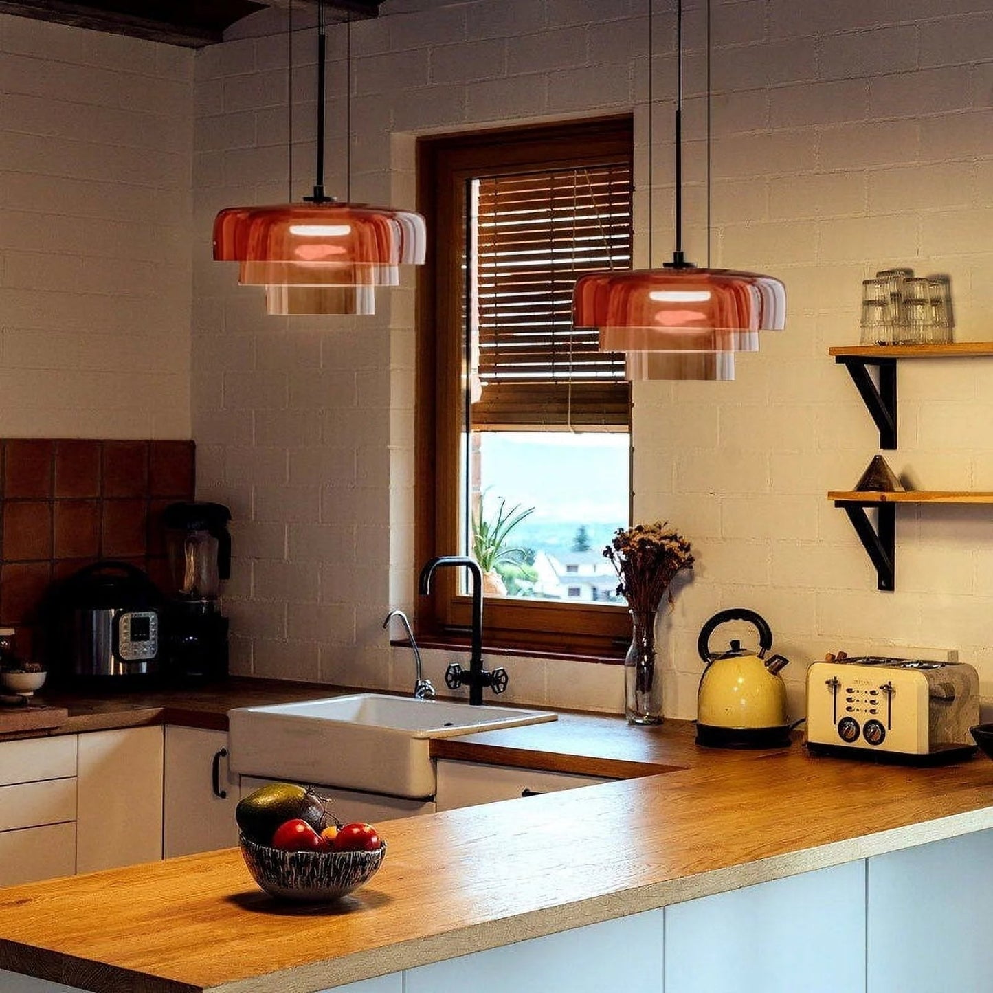 Glass Ceiling Lamp Design
