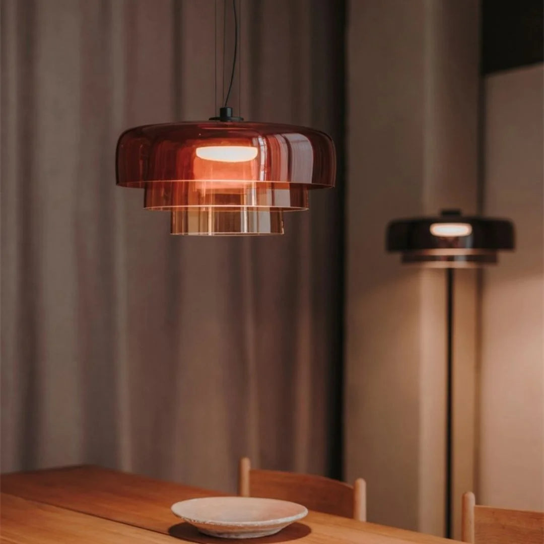 Glass Ceiling Lamp Design