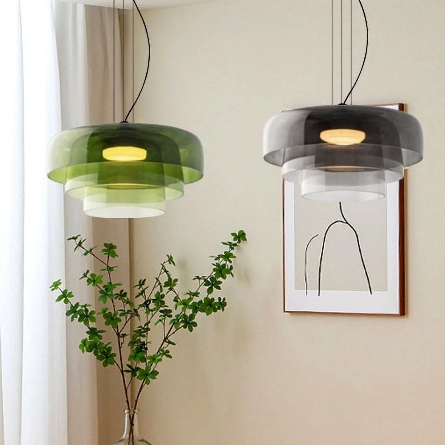 Glass Ceiling Lamp Design