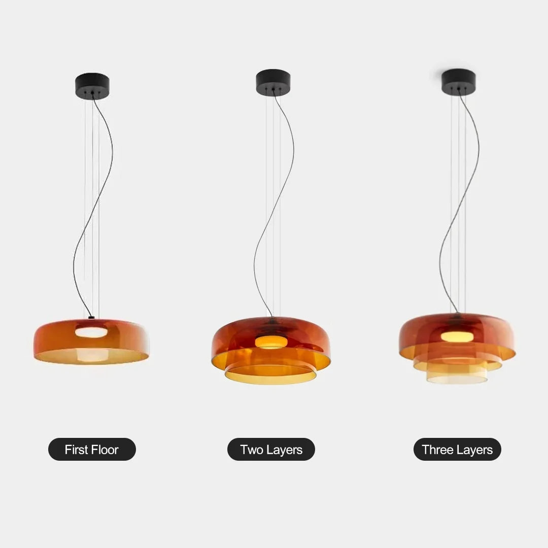 Glass Ceiling Lamp Design