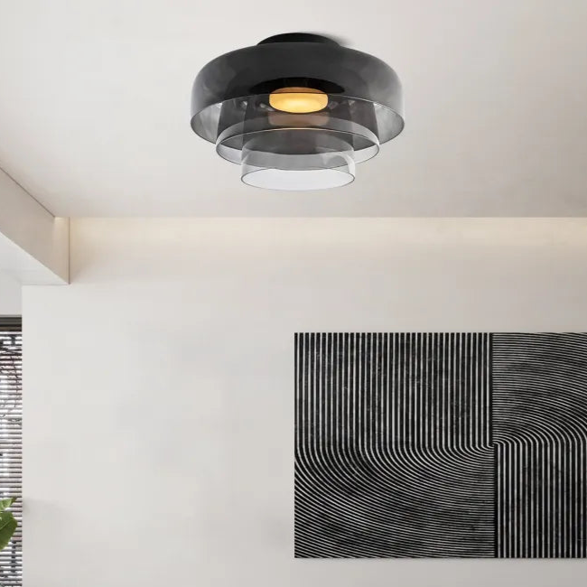 Nordic Designer Medieval Glass Ceiling Lamp