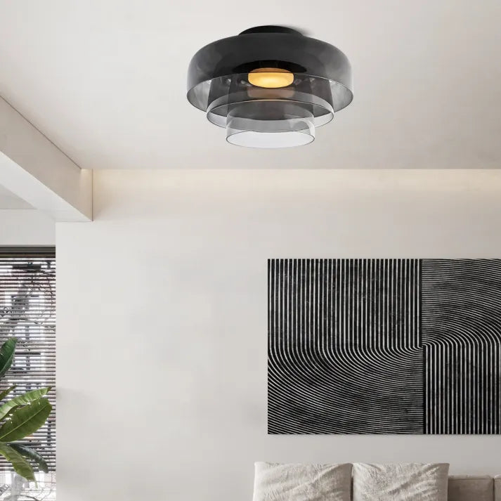Nordic Designer Medieval Glass Ceiling Lamp