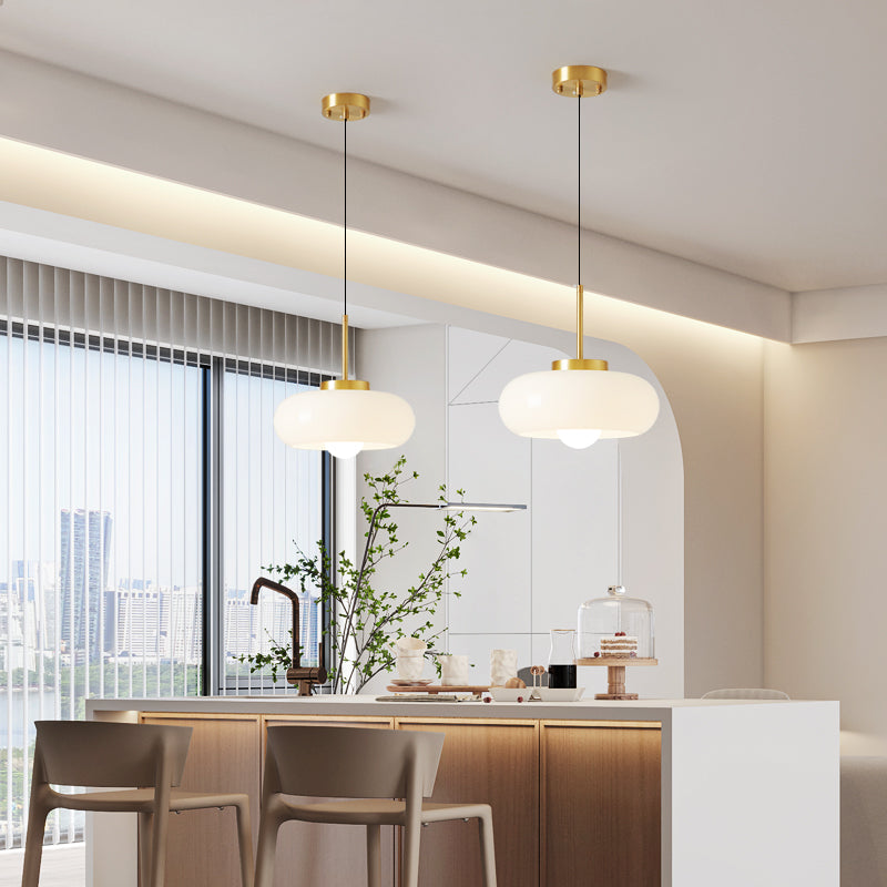 Modern Copper Chandelier