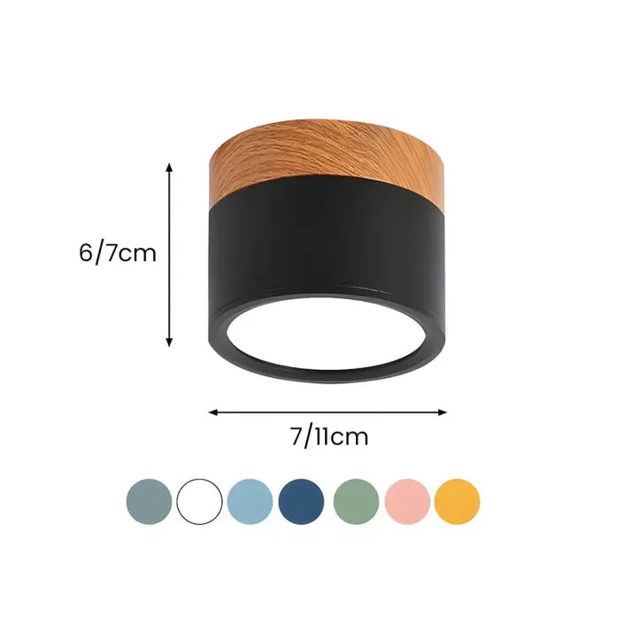 Nordic Style Cylinder LED Hallway Ceiling Lights