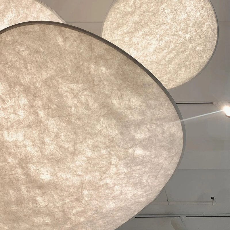 Japandi Style Silk Ceiling Lamp